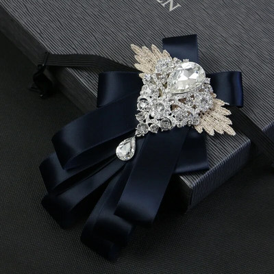 Luksuzna jednobojna leptir mašna Ležerna leptir mašna Za muškarce Žene Uniforma Ovratnik leptir leptir mašna za odrasle Crne tamnoplave leptir mašne Kravate Djevojčice Leptir mašne