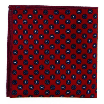 Kiváló minőségű férfi pamut nyomott virágos zsebtörölköző kis zsebkendő négyzet alakú Western kiegészítők zsebsál Hanky pamut