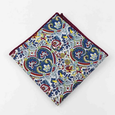 Vyriški kostiumai, medvilninės peteliškės, nosinaitės spalvingos gėlių kišenės kvadratinės Hankies verslo kasdienės kvadratinės kišenės Hanky 23*23cm