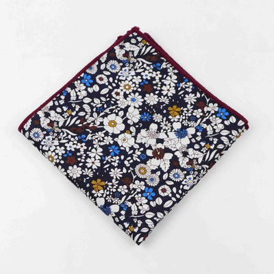 Vyriški kostiumai, medvilninės peteliškės, nosinaitės spalvingos gėlių kišenės kvadratinės Hankies verslo kasdienės kvadratinės kišenės Hanky 23*23cm