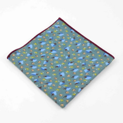 Vyriški kostiumai, medvilninės peteliškės, nosinaitės spalvingos gėlių kišenės kvadratinės Hankies verslo kasdienės kvadratinės kišenės Hanky 23*23cm