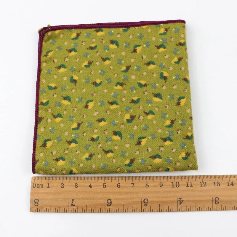 Vyriški kostiumai, medvilninės peteliškės, nosinaitės spalvingos gėlių kišenės kvadratinės Hankies verslo kasdienės kvadratinės kišenės Hanky 23*23cm