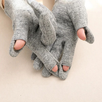 Κορεατικά μονόχρωμα γάντια εξωτερικού χώρου ιππασίας Plus βελούδινα ζεστά Γυναικεία χειμωνιάτικα παχιά μαλλί κασμίρ Οθόνη αφής Γάντια οδήγησης S138