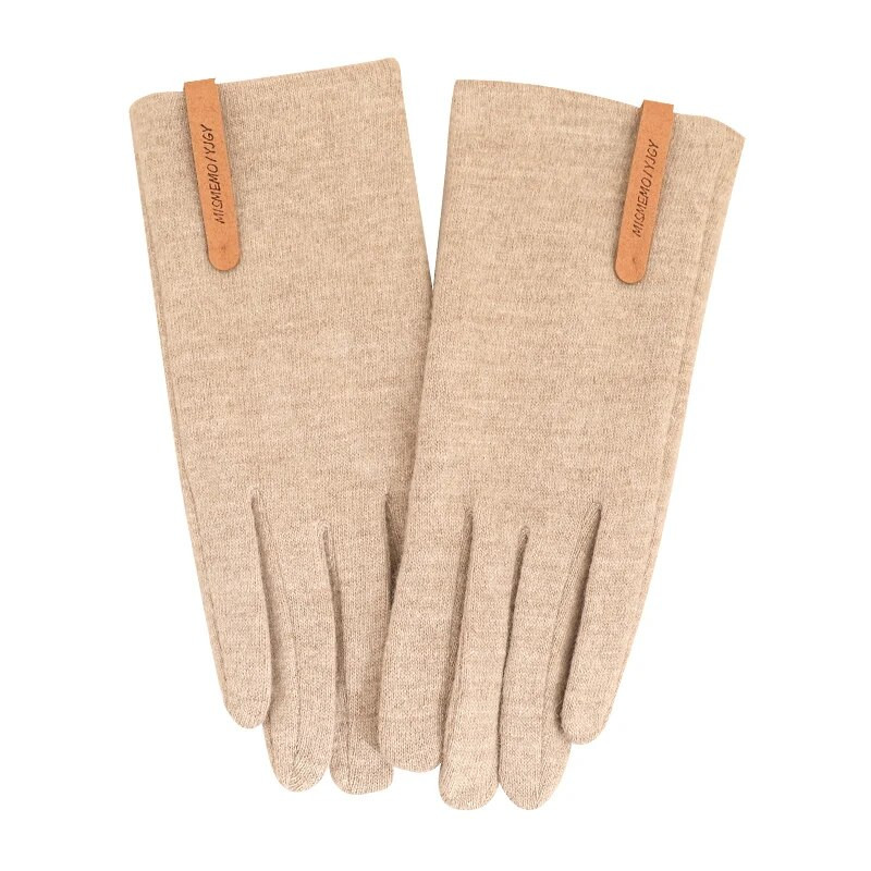 Korea ühevärviline õues ratsutamine pluss sametist soojad kindad naistele talvepaks villane kašmiir puuteekraaniga sõidukindad S138