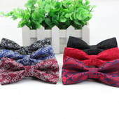 Klasiski ziedu modes tauriņi Līgavainis Vīriešiem Krāsains Rožu Režģis Vīriešu Laulības Tauriņš Kāzu Taurītes