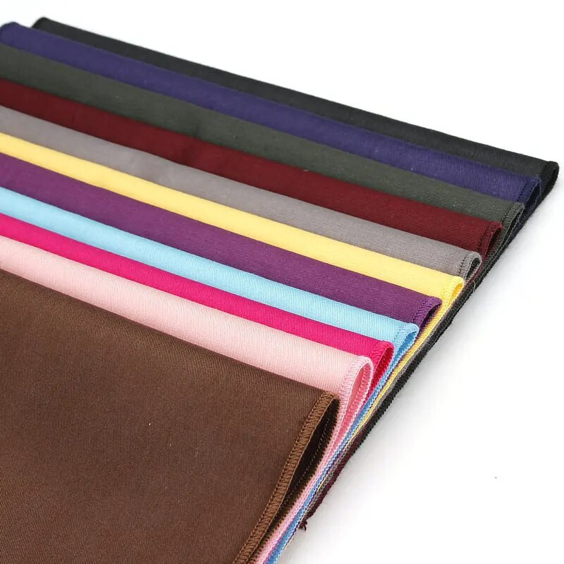 Vintage jauns vīriešu modes kokvilnas vienkrāsains konfekšu krāsas kabatas kvadrāts vīriešiem kabatlakats kāzu klasisks Hanky kostīmi kabatas Hankies