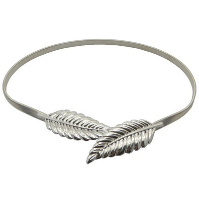 Pojasevi u obliku cvjetnog lišća za žene Dizajner vjenčanja Elastični djevojački rastezljivi uski pojas oko struka Pojas za pletenice Metalni ženski pojas ceinture