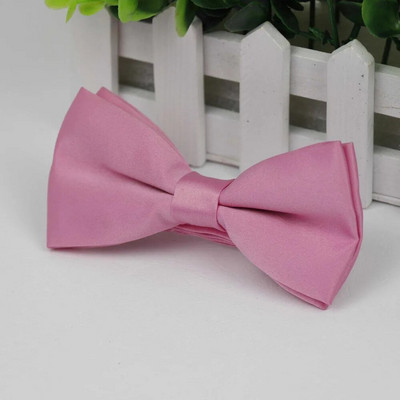 Férfi csokornyakkendő rugalmas csokornyakkendő sima nyakkendő puha matt pillangós dekoratív mintás egyszínű nyakkendők