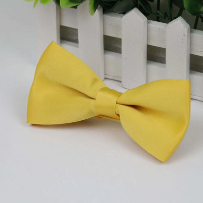 Férfi csokornyakkendő rugalmas csokornyakkendő sima nyakkendő puha matt pillangós dekoratív mintás egyszínű nyakkendők