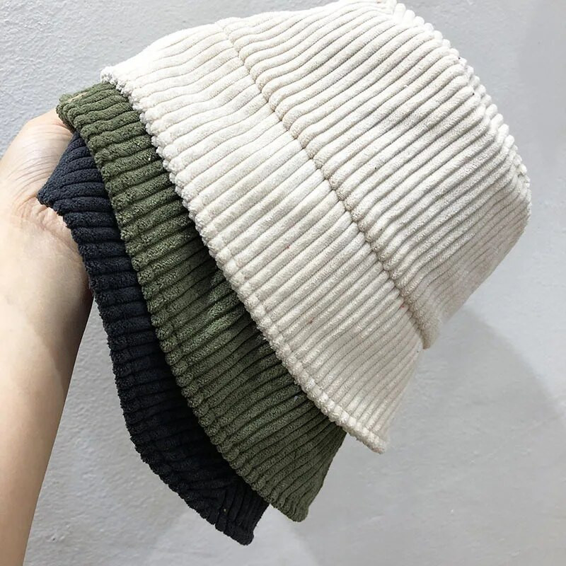 Moodsad suve-sügisesed velvetist mütsid õues Panama Harajuku kalapüügi ämbrikübarad naistele, meestele mõeldud unisex vabaaja müts