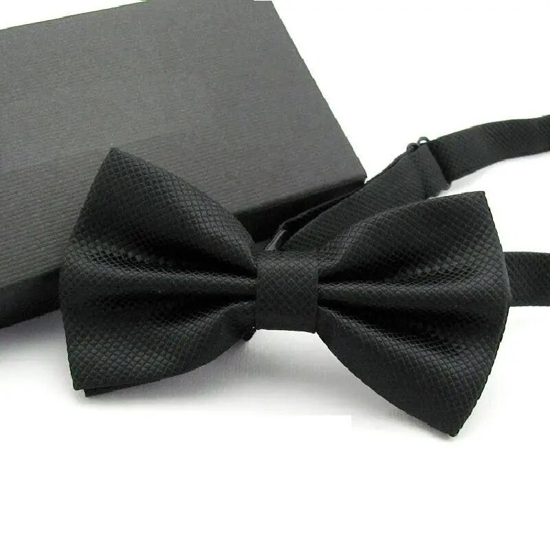 2022 Egyszínű csokornyakkendő férfi csokornyakkendő Fashion pillangók fehér fekete kék