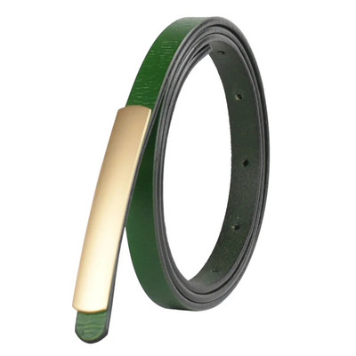 Podesivi modni ženski kožni remen, tanki, mršavi kravlji, kopča od legure, originalne visoke kvalitete, novi dizajnerski remen za žene