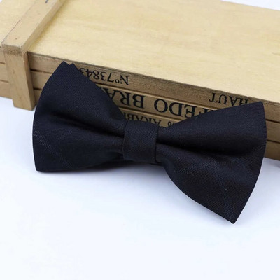 Karirana muška leptir-kravata Fleksibilna leptir-mašna Glatka kravata Mekana prugasta leptir ukrasni uzorak Šarene kravate