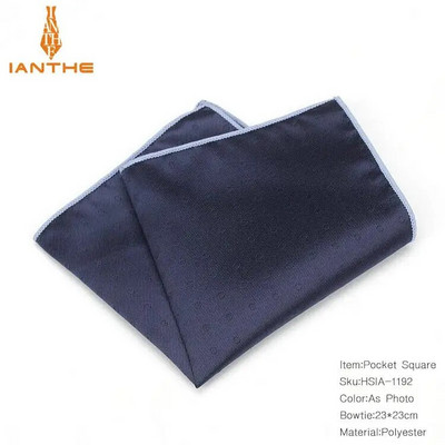 Luksuzni muški rupčić s točkastim prugama s cvjetnim poliesterskim maramicama Muška maramica s poslovnim džepom na prsima Džep za ručnike