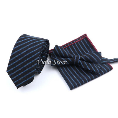 Wool Touch Soft Jednobojni Klasični 6cm Kompleti Kravata Muški Khaki Modna Leptir Kravata Džepni Četverokutni Kravata Poklon Dodatak