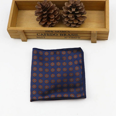 24cm*24CM Divatos férfi jacquard poliészter sál klasszikus egyszerű csíkos zsebkendő Performance ing kiegészítők