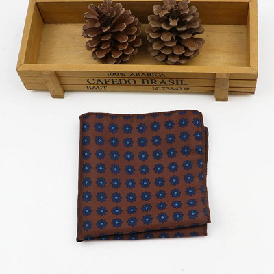 24cm*24CM Divatos férfi jacquard poliészter sál klasszikus egyszerű csíkos zsebkendő Performance ing kiegészítők