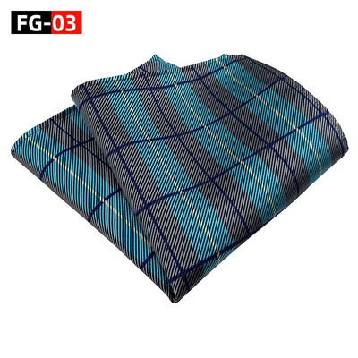 25*25 cm klasszikus divatos csíkos kockás poliészter zseb négyzet férfi vőlegénynek Alkalmi esküvői öltöny zsebkendő ajándékok
