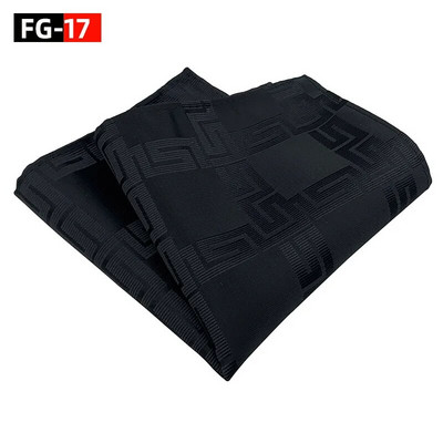 25*25 cm klasszikus divatos csíkos kockás poliészter zseb négyzet férfi vőlegénynek Alkalmi esküvői öltöny zsebkendő ajándékok