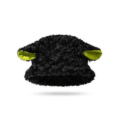 2023. Slatke ženske šešire od janjeće vune, zimske plišane panama kape s ovčjim ušima za djevojčice, mekane tople ženske ribarske šešire za sunčanje od umjetnog krzna