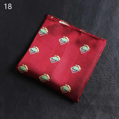 Luksuzni muški 100% svileni rupčić od 23*23 cm, ženski džepni kvadratni ručnik s cvjetnim paisley jacquardom za poslovna vjenčanja