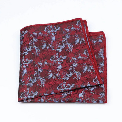 New Fashion Pocket Square Blue Red Dot zsebkendő 22*22cm virágos Paisley Hanky Suit Férfi üzleti esküvői öltöny Kiegészítők