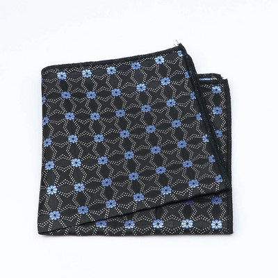 New Fashion Pocket Square Blue Red Dot zsebkendő 22*22cm virágos Paisley Hanky Suit Férfi üzleti esküvői öltöny Kiegészítők