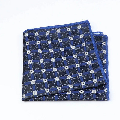 New Fashion Pocket Square Blue Red Dot zsebkendő 22*22cm virágos Paisley Hanky Suit Férfi üzleti esküvői öltöny Kiegészítők