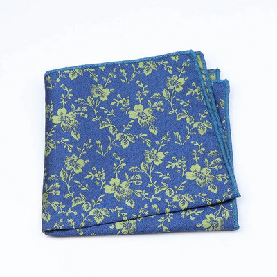 New Fashion Pocket Square Blue Red Dot zsebkendő 22*22cm virágos Paisley Hanky Suit Férfi üzleti esküvői öltöny Kiegészítők