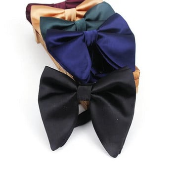 Ανδρικά κοστούμια μόδας παπιγιόν Γυναικεία Κλασικό μεγάλο παπιγιόν για άντρες Γαμήλια παπιγιόν Ανδρικά παπιγιόν Κραβάτ Ομοιόμορφη μασίφ μαύρη γραβάτα