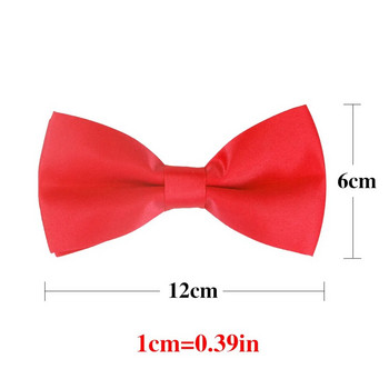 Μόδα Μασίφ παπιγιόν για άντρες Γυναικεία Κλασικό παπιγιόν για επαγγελματικούς γάμους Παπιγιόν για ενήλικες Ανδρικά παπιγιόν Cravats Κόκκινη μωβ γραβάτα