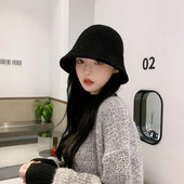 Jauna rudens trikotāžas kausa cepure elpojoša vienkrāsainas sieviešu cepures meitenēm salokāma boba zvejnieka cepure āra ceļojumi Gorros Panama