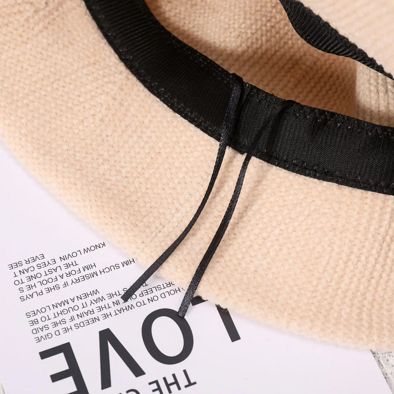 Jauna rudens trikotāžas kausa cepure elpojoša vienkrāsainas sieviešu cepures meitenēm salokāma boba zvejnieka cepure āra ceļojumi Gorros Panama