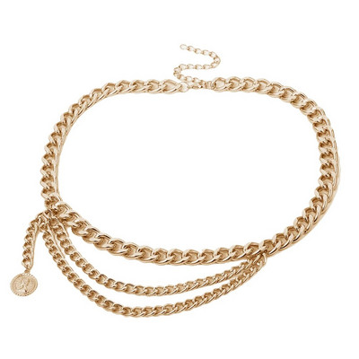 Modne hlače Lanac oko struka Odjevni dodaci Višeslojni lanac Hip hop rese Poseban izgled Choker Nakit darovi