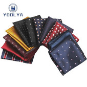 15 mintás férfi selyem zsebkendő csíkos paisly pontok hengerelt élű zseb négyzet 22 cm esküvői üzleti party mellkas törölköző Hanky