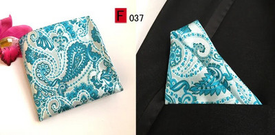RBOCOTT dzelteni ziedu kabatas kvadrāti zili Paisley kabatlakatiņi vīriešiem sieviešu modes Hanky 25cm*25cm biznesa kāzu uzvalks