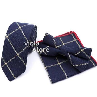 Karštai dryžuotas languotas klasikinis vilnos 6 cm plonas kaklaraištis peteliškės rankinės spalvos rinkinys rudas tamsiai pilkas vyriškas kostiumas biurui kasdieniam vakarėliui, aksesuarui, dovana