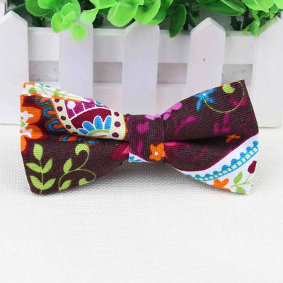 Muške cool leptir mašne s otisnutim lanenim cvijetom i ružom, kravata s leptir mašnom s indijskim oraščićem i oraščićem Gravatas kravata s leptirom