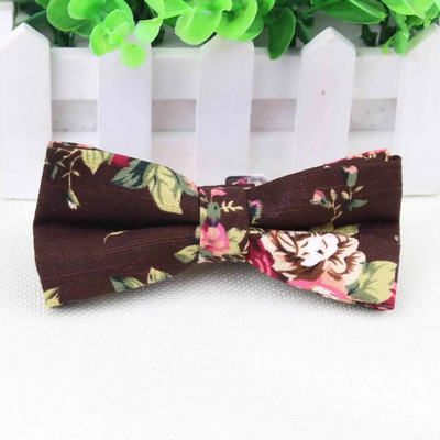 Muške cool leptir mašne s otisnutim lanenim cvijetom i ružom, kravata s leptir mašnom s indijskim oraščićem i oraščićem Gravatas kravata s leptirom