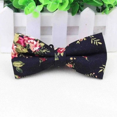 Muške cool leptir mašne s otisnutim lanenim cvijetom i ružom, kravata s leptir mašnom s indijskim oraščićem i oraščićem Gravatas kravata s leptirom