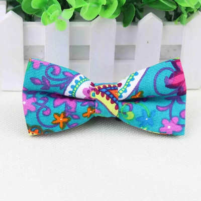 Muške cool leptir mašne s otisnutim lanenim cvijetom i ružom, kravata s leptir mašnom s indijskim oraščićem i oraščićem Gravatas kravata s leptirom