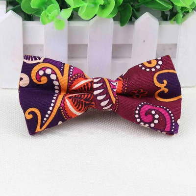 Muške cool leptir mašne s otisnutim lanenim cvijetom i ružom, kravata s leptir mašnom s indijskim oraščićem i oraščićem Gravatas kravata s leptirom