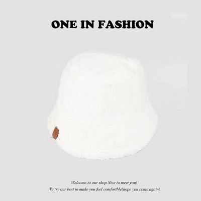 Zimski kravlji leopard, pahuljasti šeširi od umjetnog krzna Ženski topli šešir za sunčanje na otvorenom, meki baršun, ribarski šešir, modna panama za djevojke