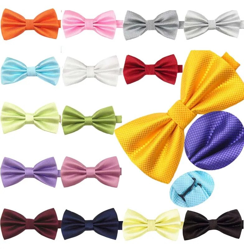 Vīriešu regulējama kleita kāzu smokings, melns tauriņš, čekas tauriņš, kaklasaite, kaklasaite BĒRNIEM.