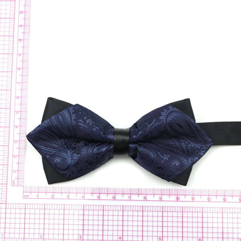 Ανδρικό παπιγιόν Νεότερο Paisley Butterfly Knot Ανδρικά αξεσουάρ Πολυτελές παπιγιόν Μαύρο Cravat Επίσημο κοστούμι Γραβάτες γάμου