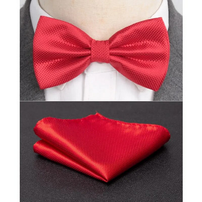 Férfi csokornyakkendő cravat szett szolid divat pillangóparti esküvői csokornyakkendő lányok formális ruha nyakkendő férfi csokorkötő kiegészítők nagykereskedelme