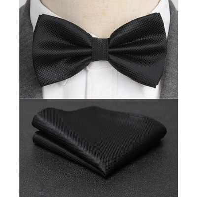 Férfi csokornyakkendő cravat szett szolid divat pillangóparti esküvői csokornyakkendő lányok formális ruha nyakkendő férfi csokorkötő kiegészítők nagykereskedelme