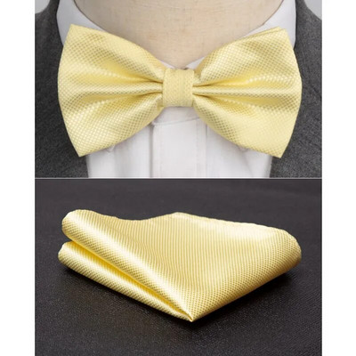 Férfi csokornyakkendő cravat szett szolid divat pillangóparti esküvői csokornyakkendő lányok formális ruha nyakkendő férfi csokorkötő kiegészítők nagykereskedelme