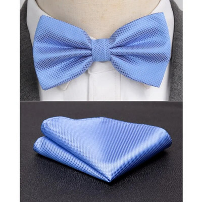 Férfi csokornyakkendő cravat szett szolid divat pillangóparti esküvői csokornyakkendő lányok formális ruha nyakkendő férfi csokorkötő kiegészítők nagykereskedelme