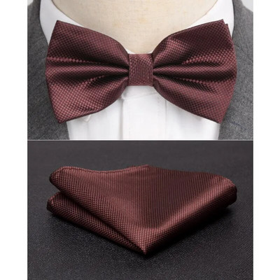 Férfi csokornyakkendő cravat szett szolid divat pillangóparti esküvői csokornyakkendő lányok formális ruha nyakkendő férfi csokorkötő kiegészítők nagykereskedelme